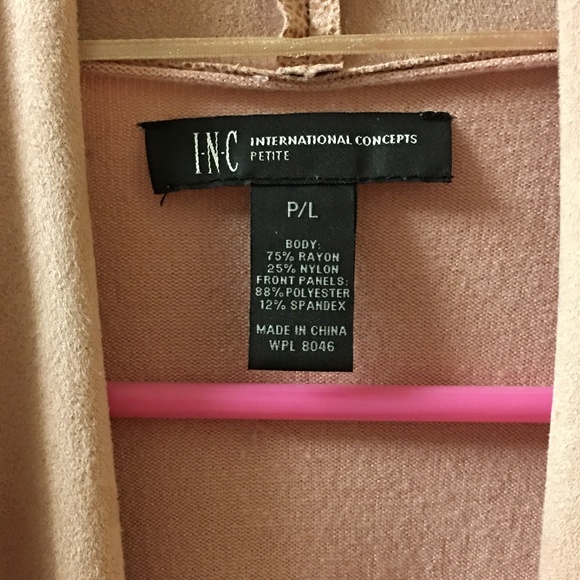 INC International Concepts Blush Blazer size L - Picture 3 of 3
